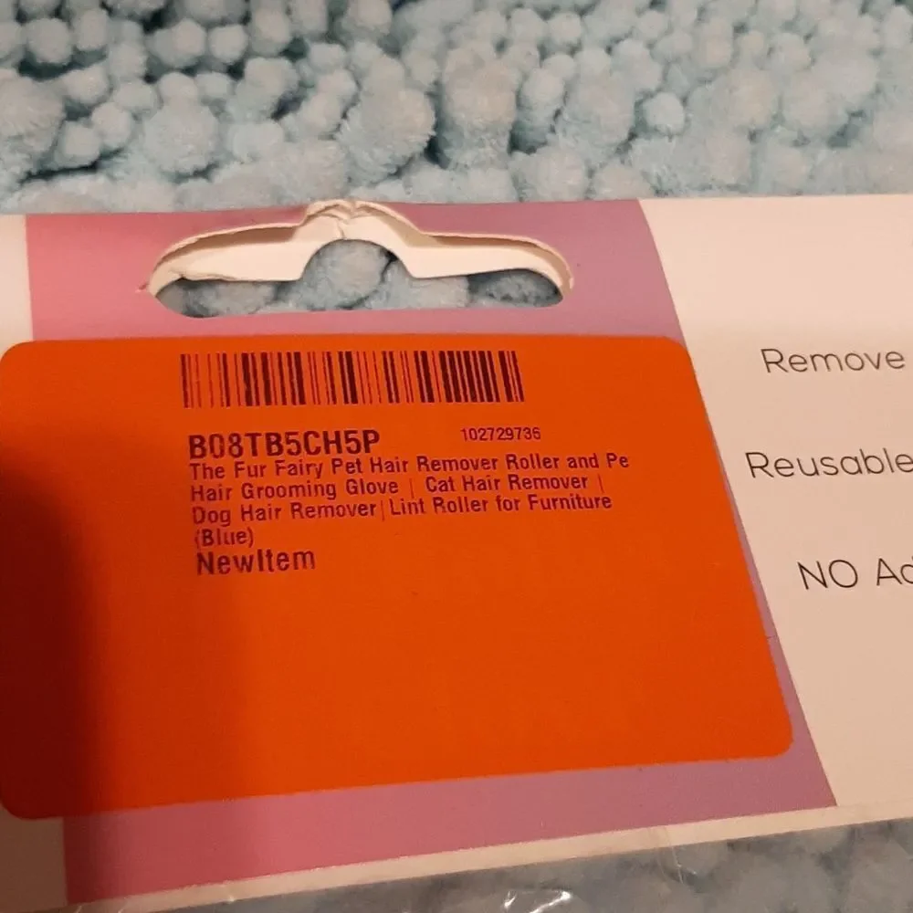 Nwt the Fur Fairy Pet Hair Roller and Glove.
